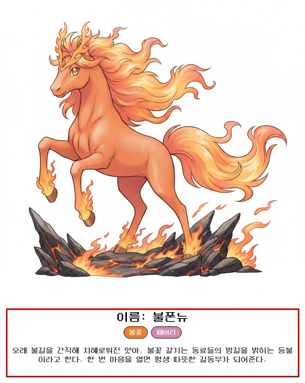 Flame-bark Horse Sajumon