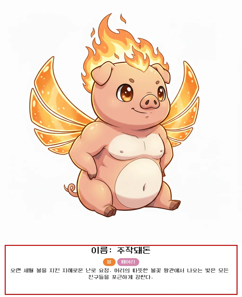 불톡 돼지띠 사주몬