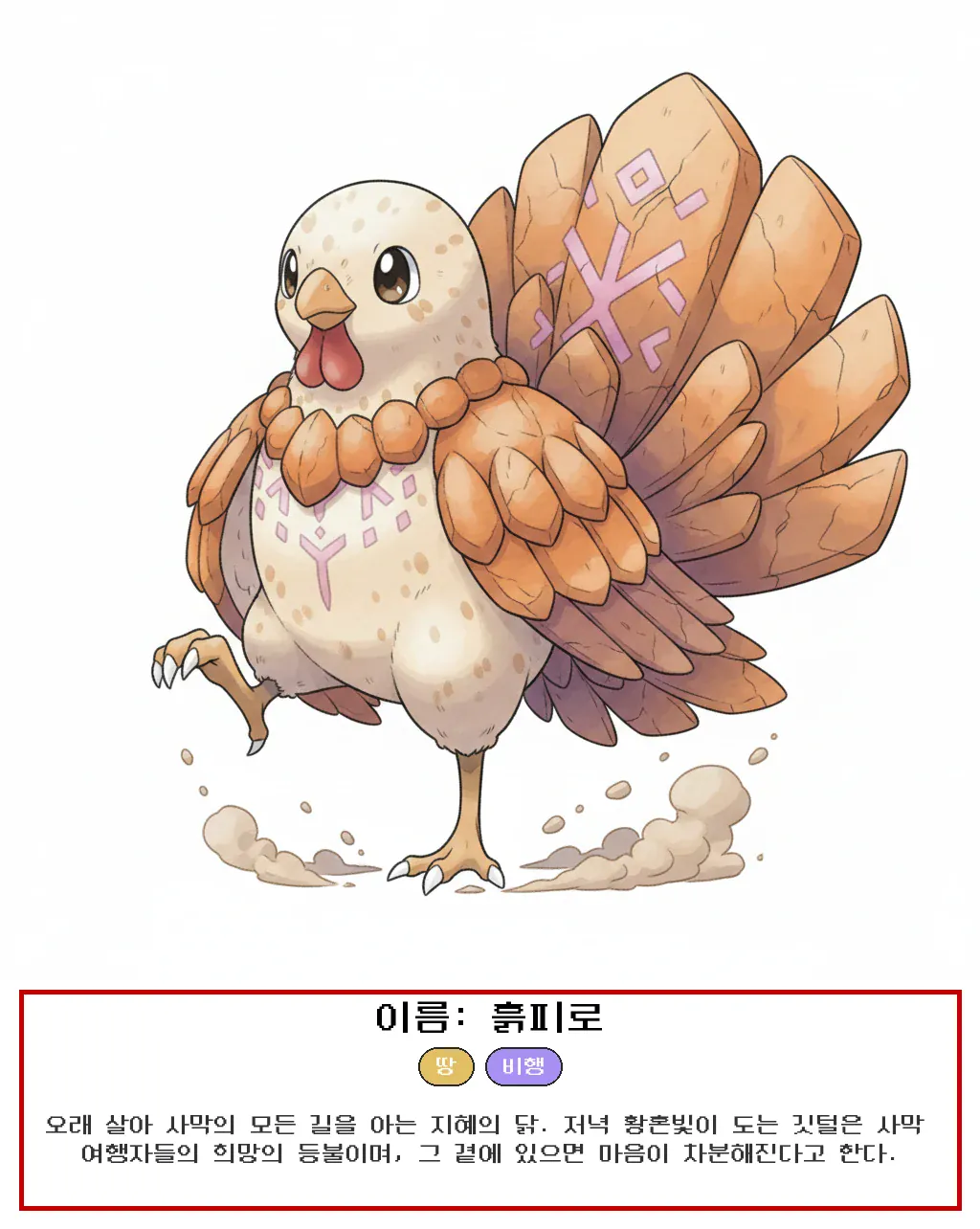 Dust-chick Rooster Sajumon